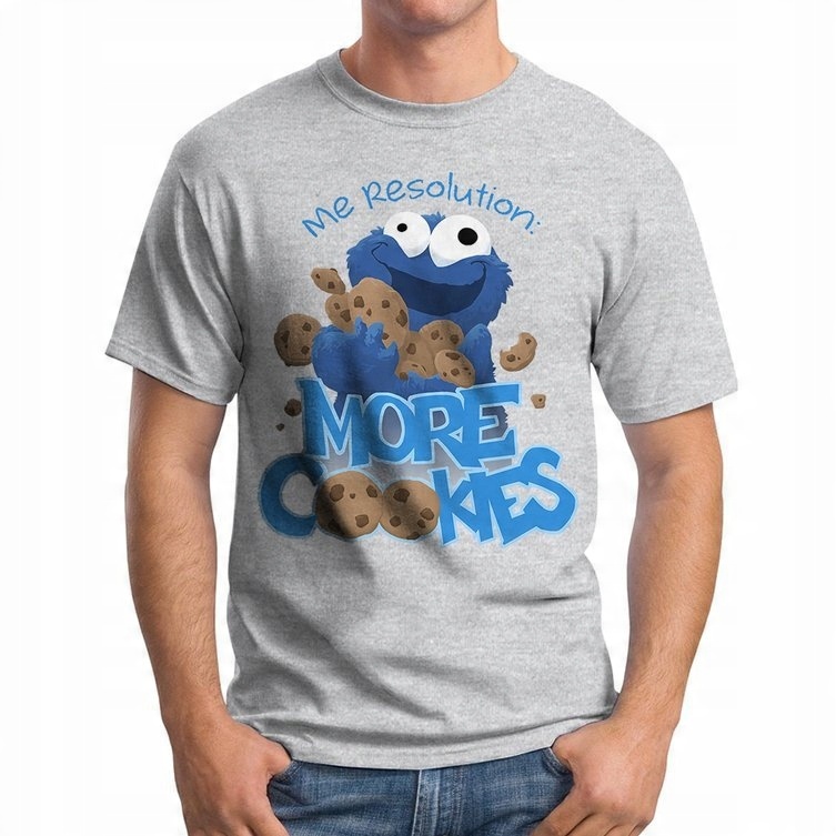 

Koszulka T-Shirt Cookie Monster Potwór Prezent 2XL