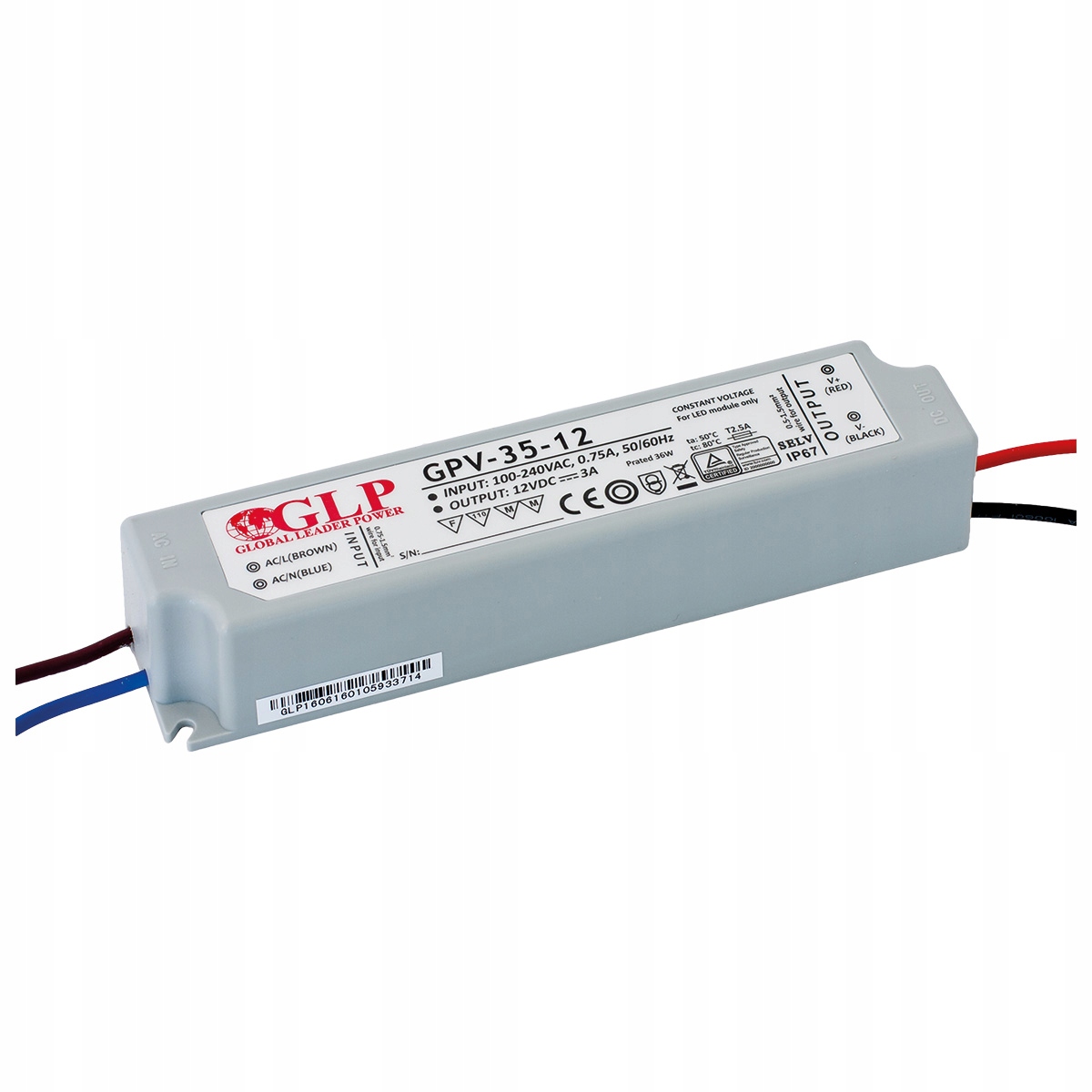 Zasilacz do LED GLP 36W 24V IP67