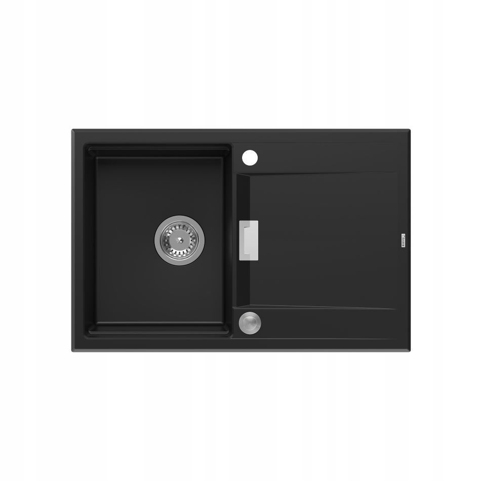 Quadron Drez Owen 111 Zápustný drez Granit Carbon Oceľ 76x50 cm