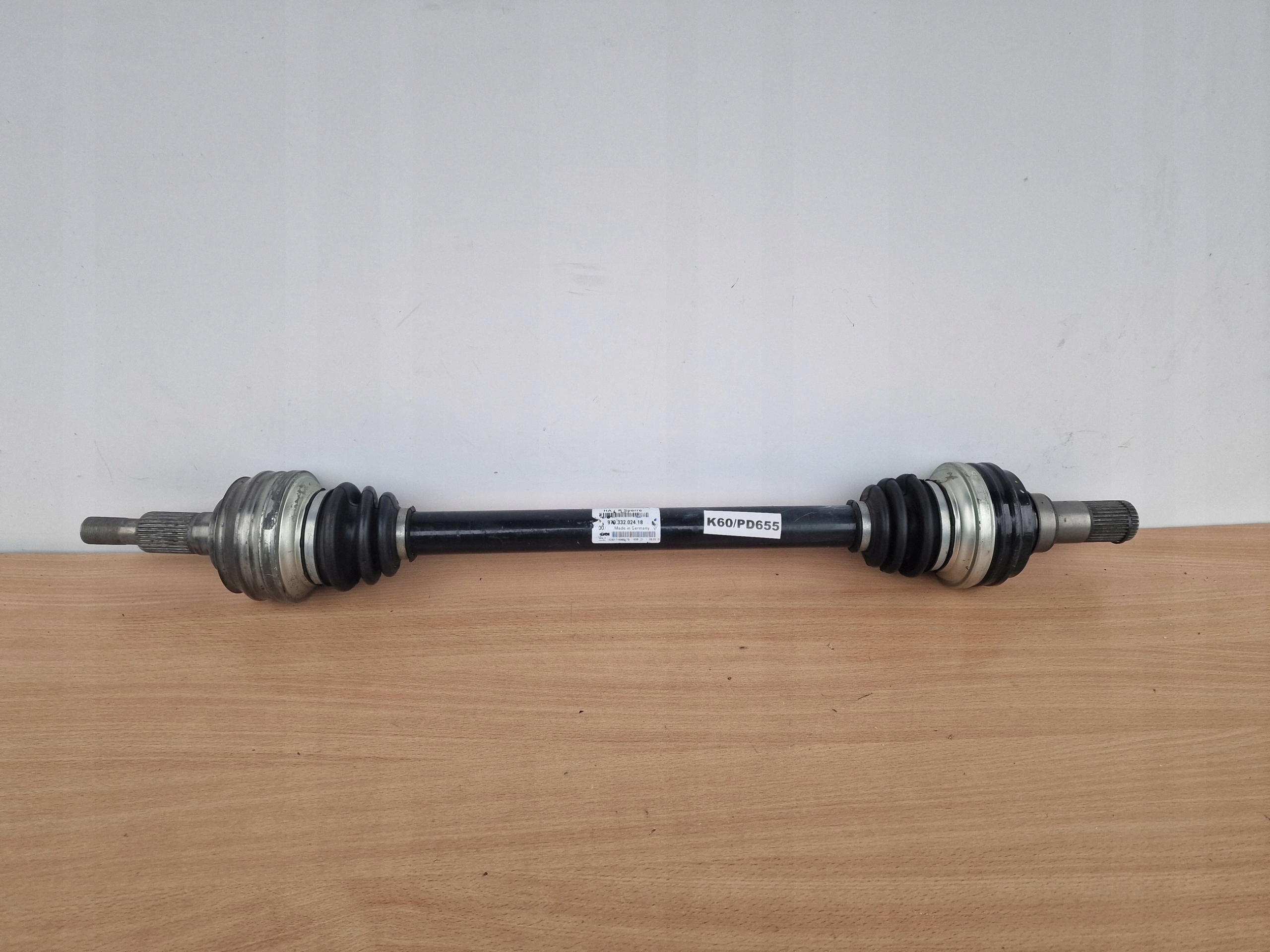 PORSCHE PANAMERA 970 semi-axis right rear part new ORGINAL