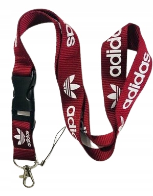 Smycz do kluczy, telefonu ADIDAS bordowa !