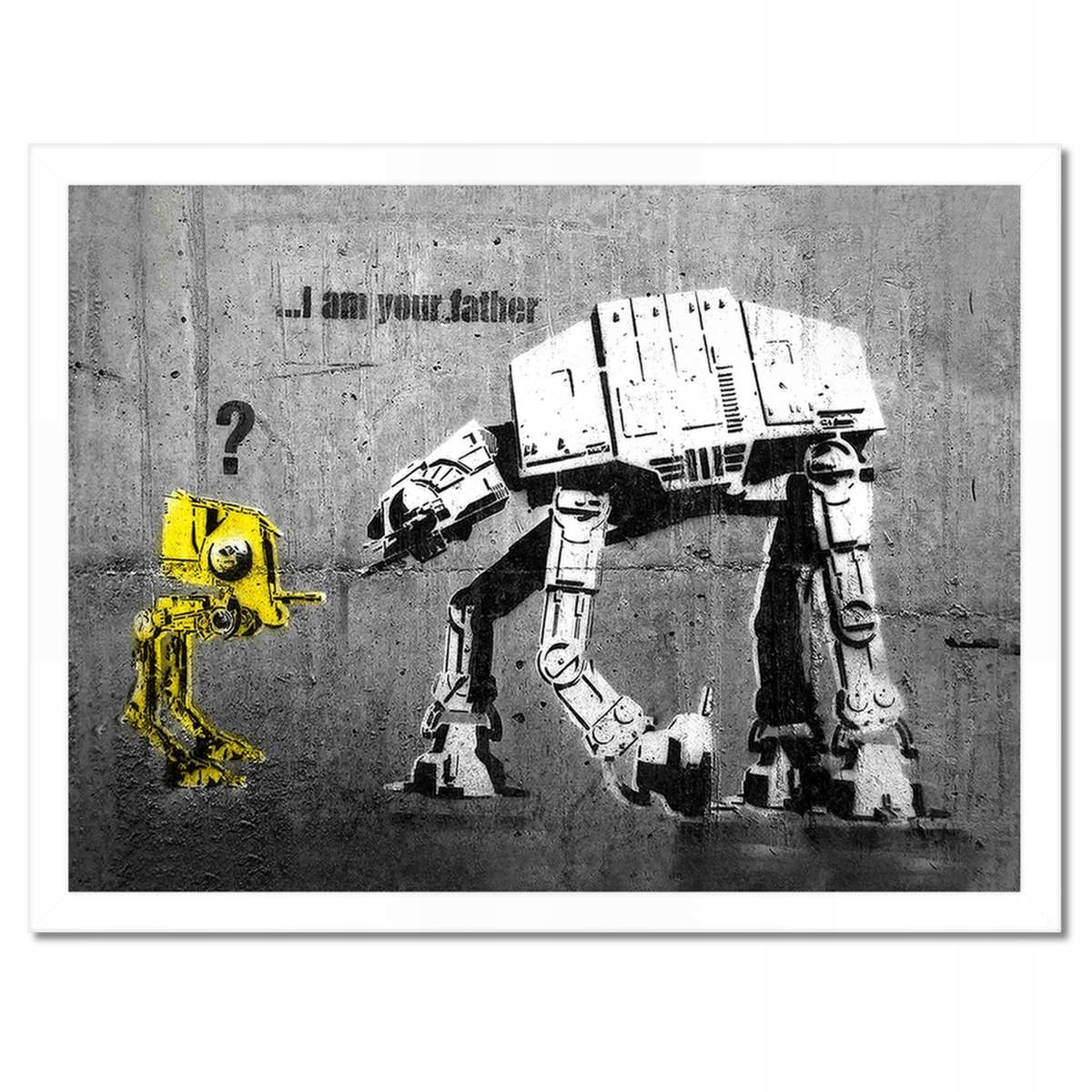 Plakáty v rámu 40x30 Im your father Banksy