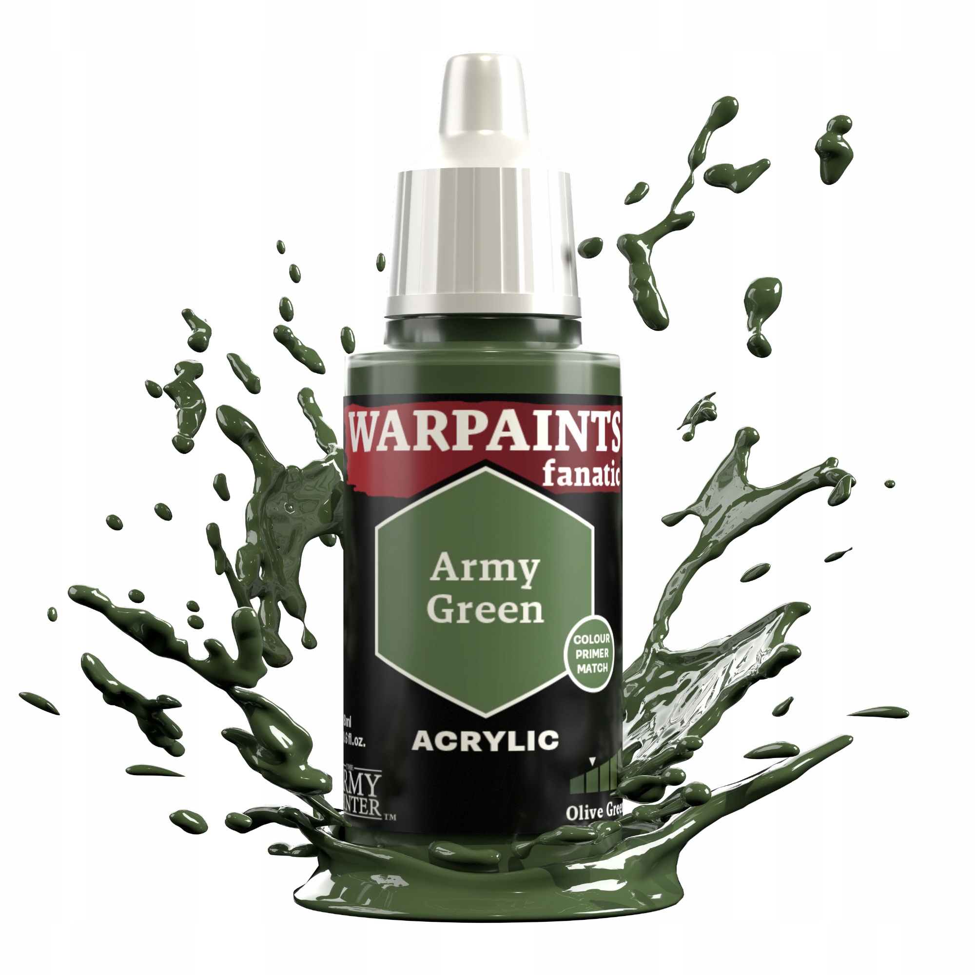 The Army Painter: Warpaints Fanatic Army Green New