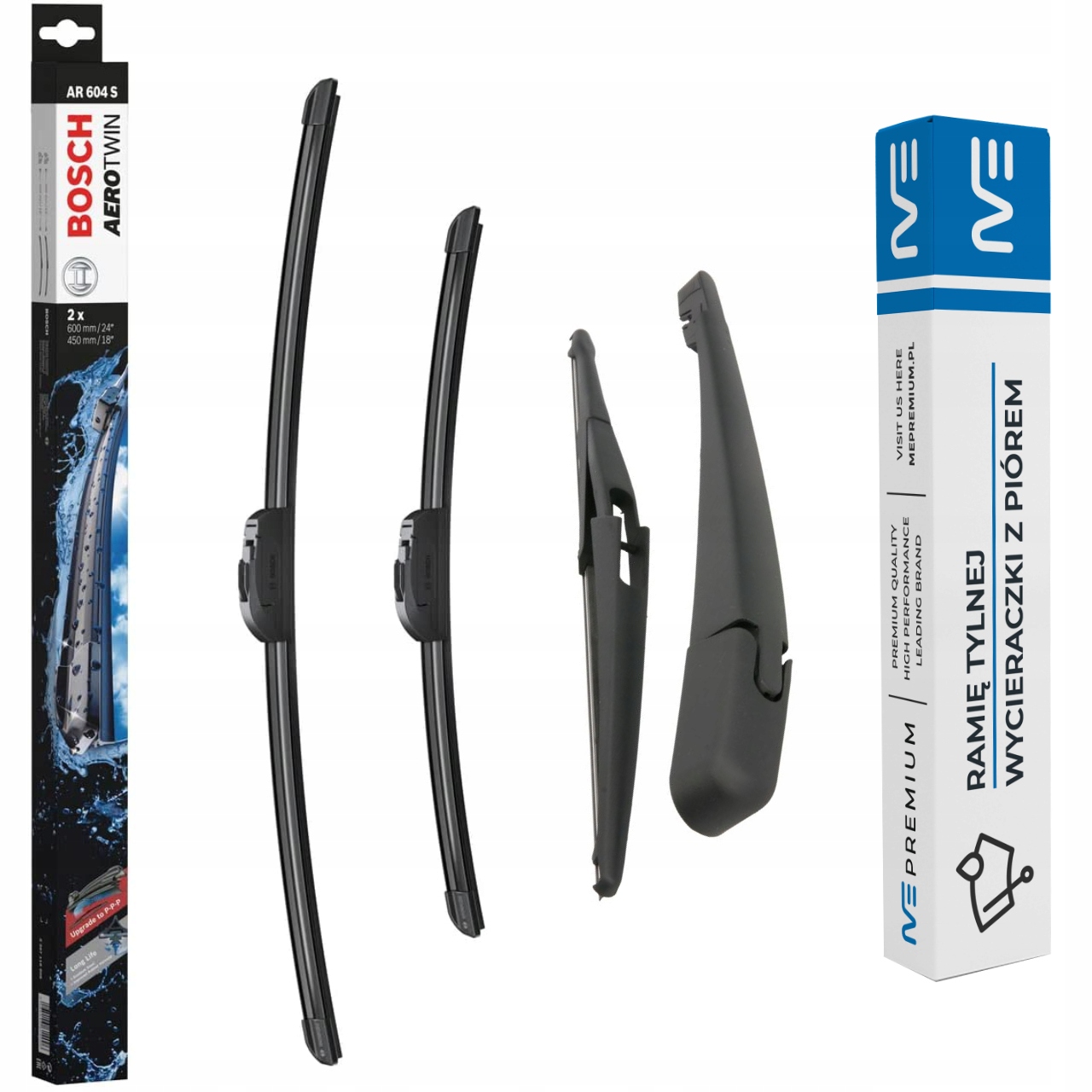 ME-000004 3397118908 - СКЛООЧИСНИК ПЕРЕДНІЙ + ЗАДНІЙ ДЛЯ DACIA DUSTER 14-16