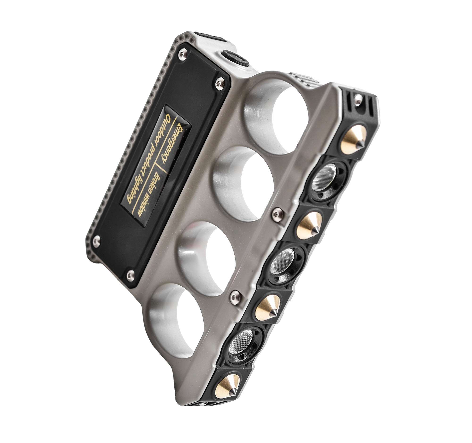 Led Svítilna Silné Světlo Sbíječka Na Sklo Vyrážeč Sebeobrana Usb-c