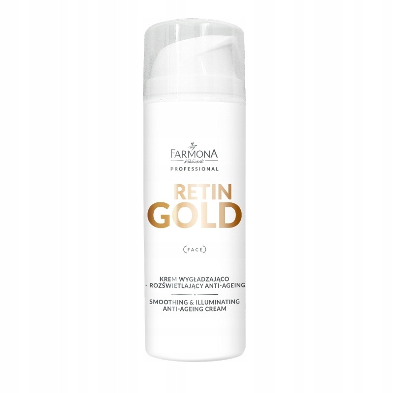 Farmona retin gold anti-ageing vyhlazující a rozjasňující krém 150 ml
