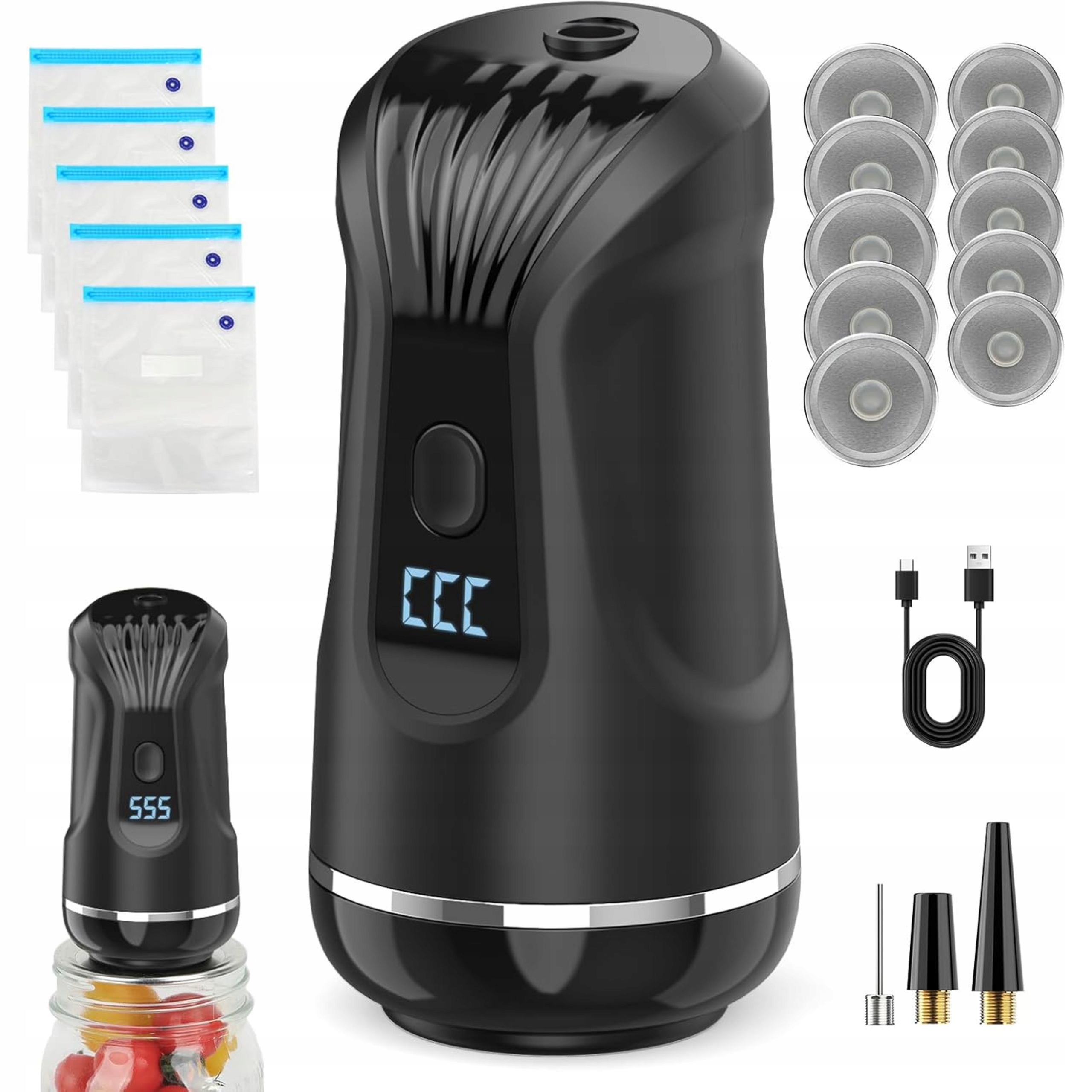 Zgrzewarka Próżniowa Do Żywności Pakowarka do słoików