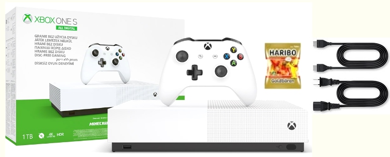 

Konsola Xbox One S All-Digital Edition 1 Tb Biała