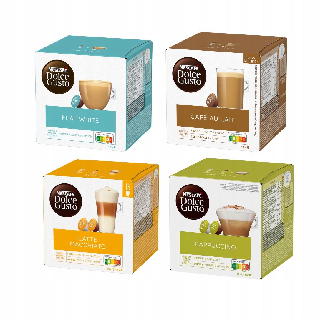 Kapsułki do Dolce Gusto Nescafe Dolce Gusto Zestaw 64 sztuki 4x16