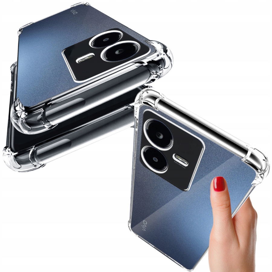 

Etui Pancerne Clear Do Vivo Y22S Szkło