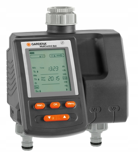 Regulátor zavlažování Gardena MultiControl Duo C2030DP Na Kohoutek 3 Cykly