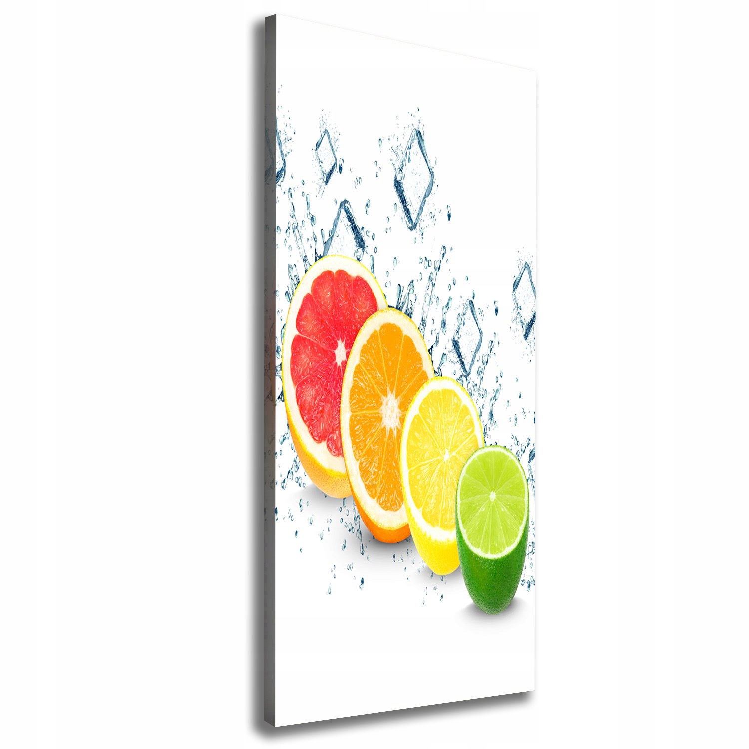

Nowoczesny obraz canvas na ramie Cytrusy 50x125 cm