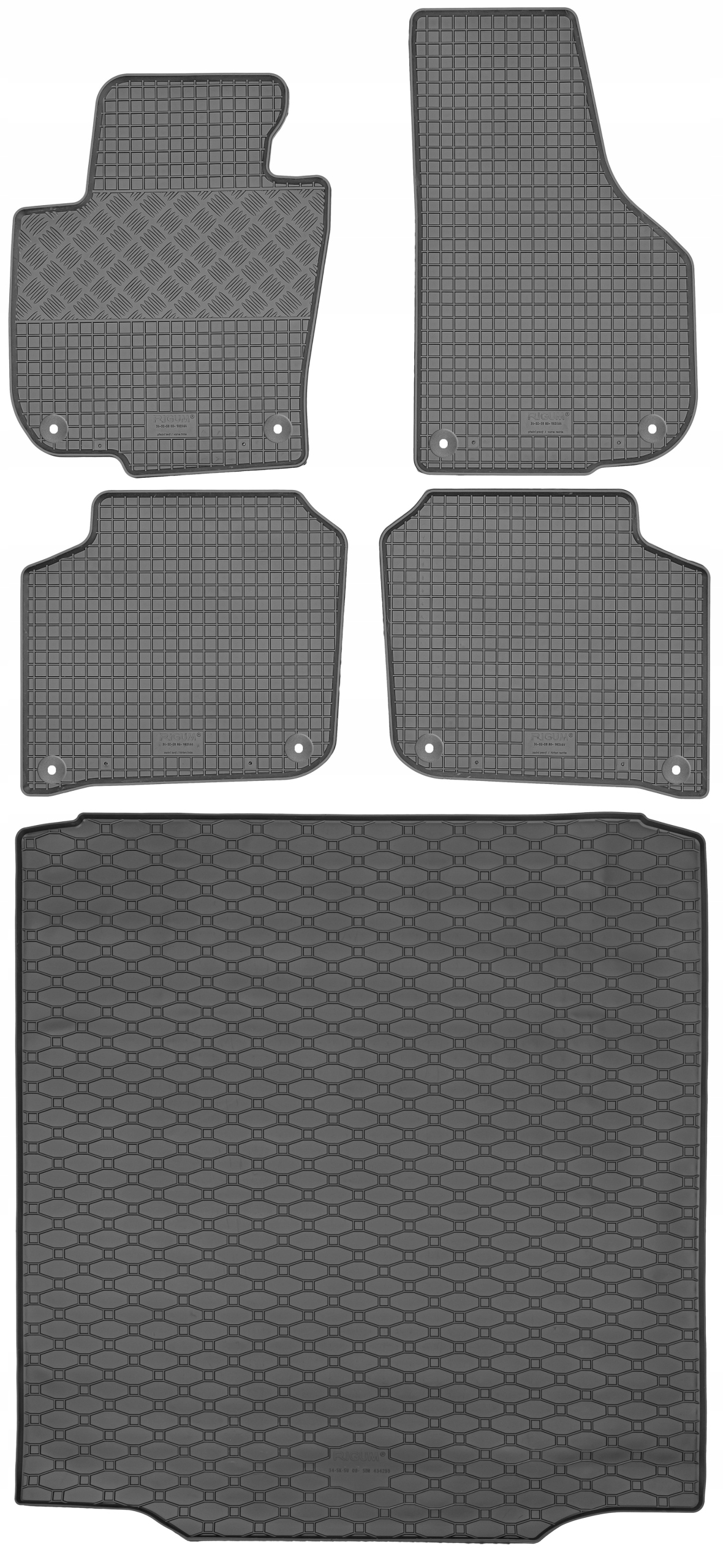 Škoda Superb II Sedan 2008-2015 Podložka do batožinového priestoru koberčeky