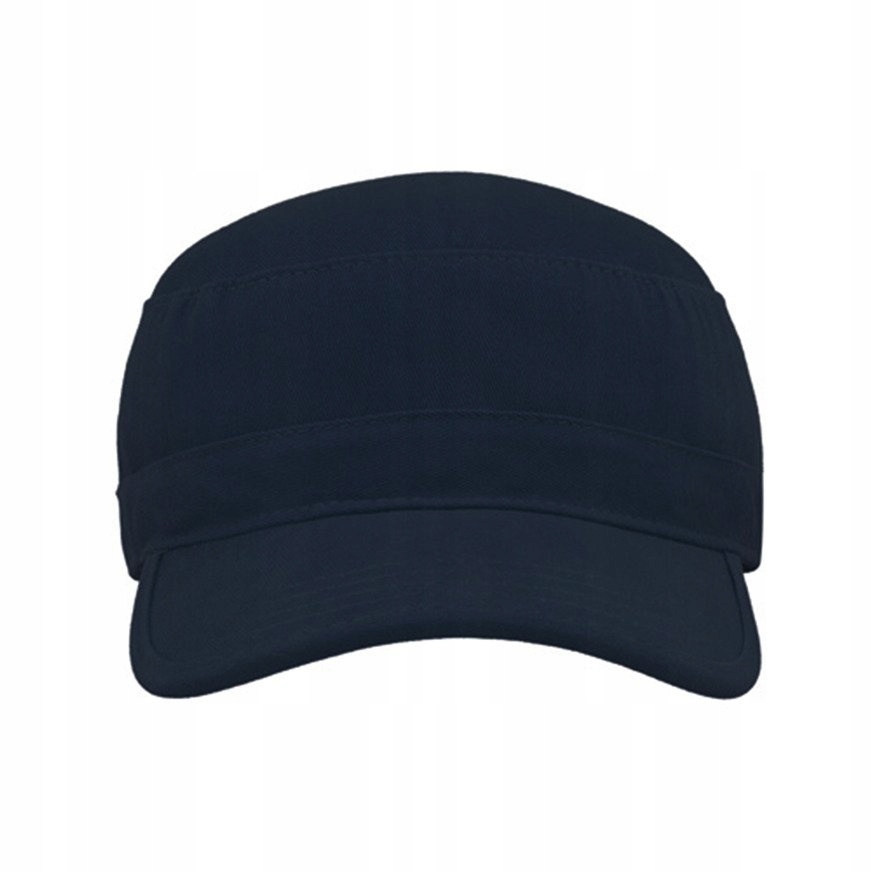 GRANATOWA CZAPKA Z DASZKIEM MĘSKA PATROLÓWKA REGULOWANE ZAPIĘCIE Kolor niebieski