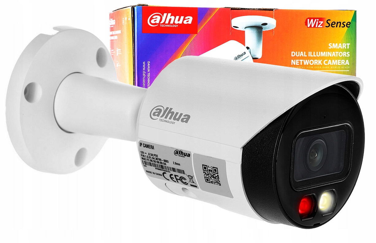 Ip kamera Dahua FullHD vonkajšia IPC-HFW2249S-S-IL-0280B 2Mpx Analytika