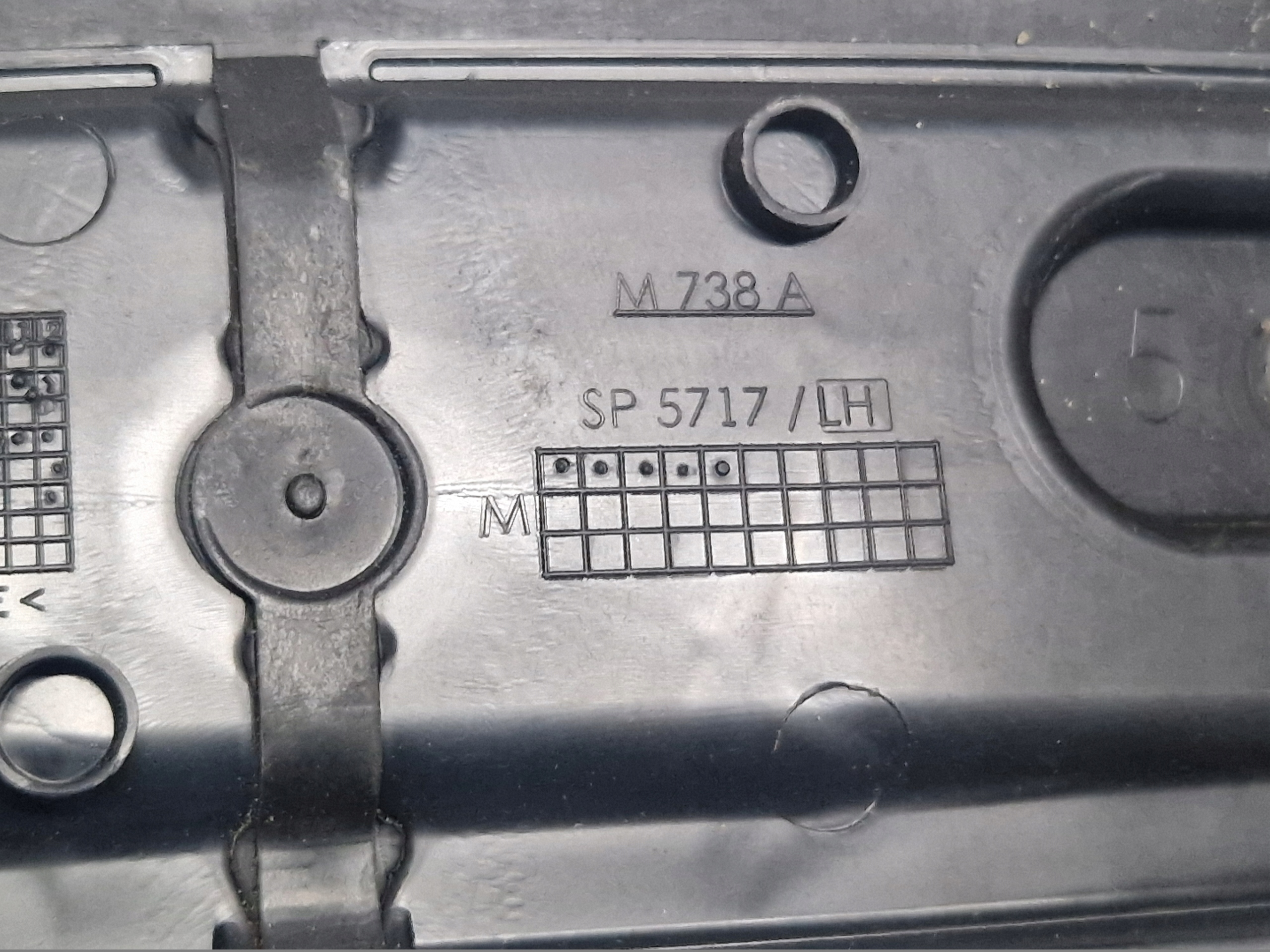 FORD MONDEO MK4 Berline Support plaque BLENDY Gauche 7S71-17A882-A