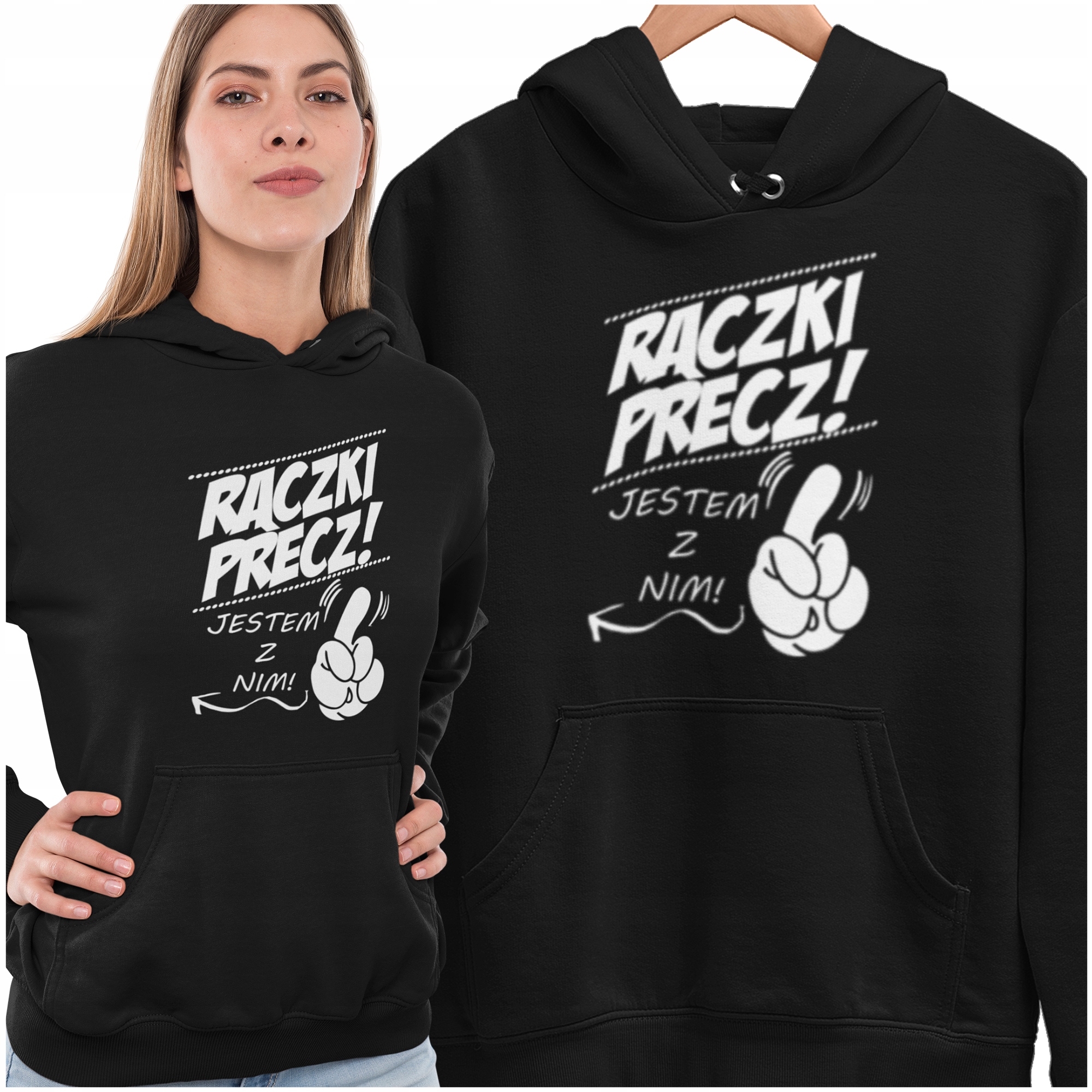 

Bluza Prezent Dla Niej Rączki Precz Jestem Z Nim