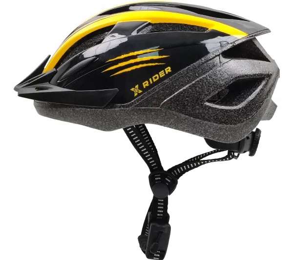 Kask rowerowy Xrider XRBH006L L Czarno-Żółty