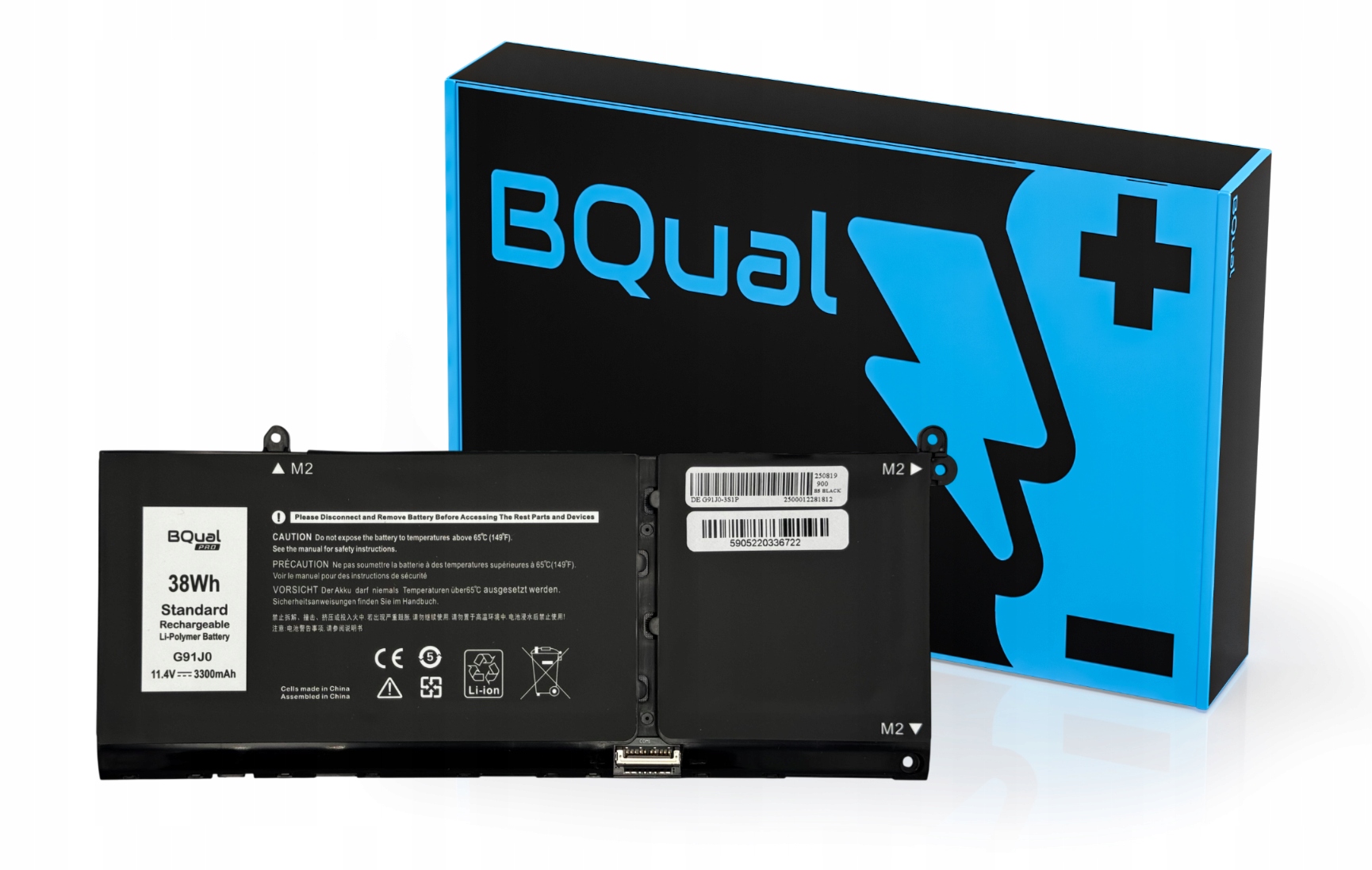 Bateria G91J0 do Dell Latitude 3320 3420 3520 Inspiron 15 3511 5510