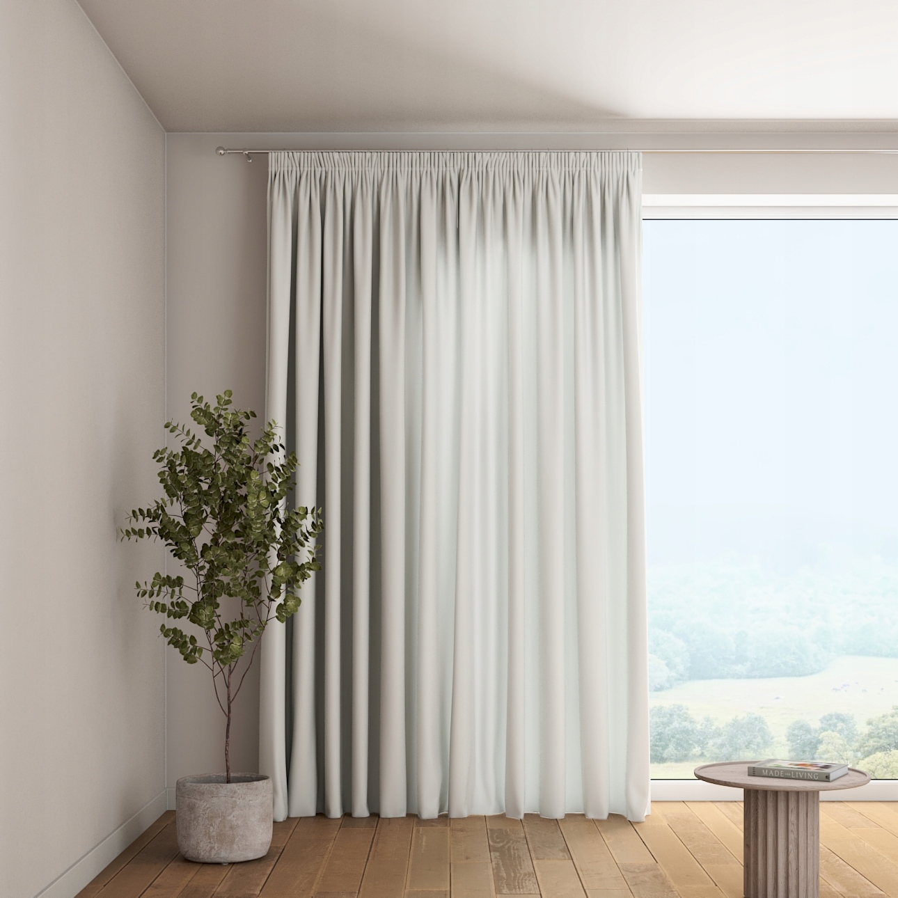 Dekoria Záclona na zvlnenej páske 1 ks 130x260 cm čierna