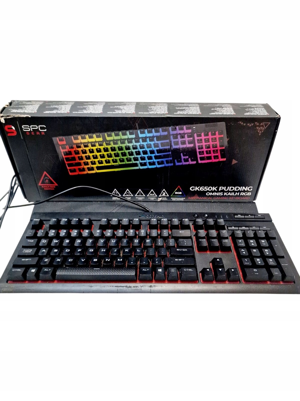 Klawiatura mechaniczna GK650K Pudding Edition