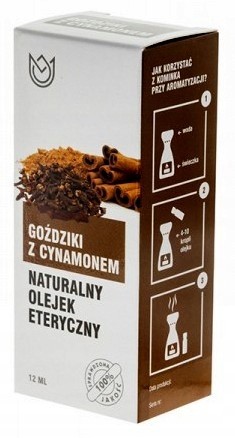 

Naturalny olejek eteryczny 12ml Goździki Cynamon