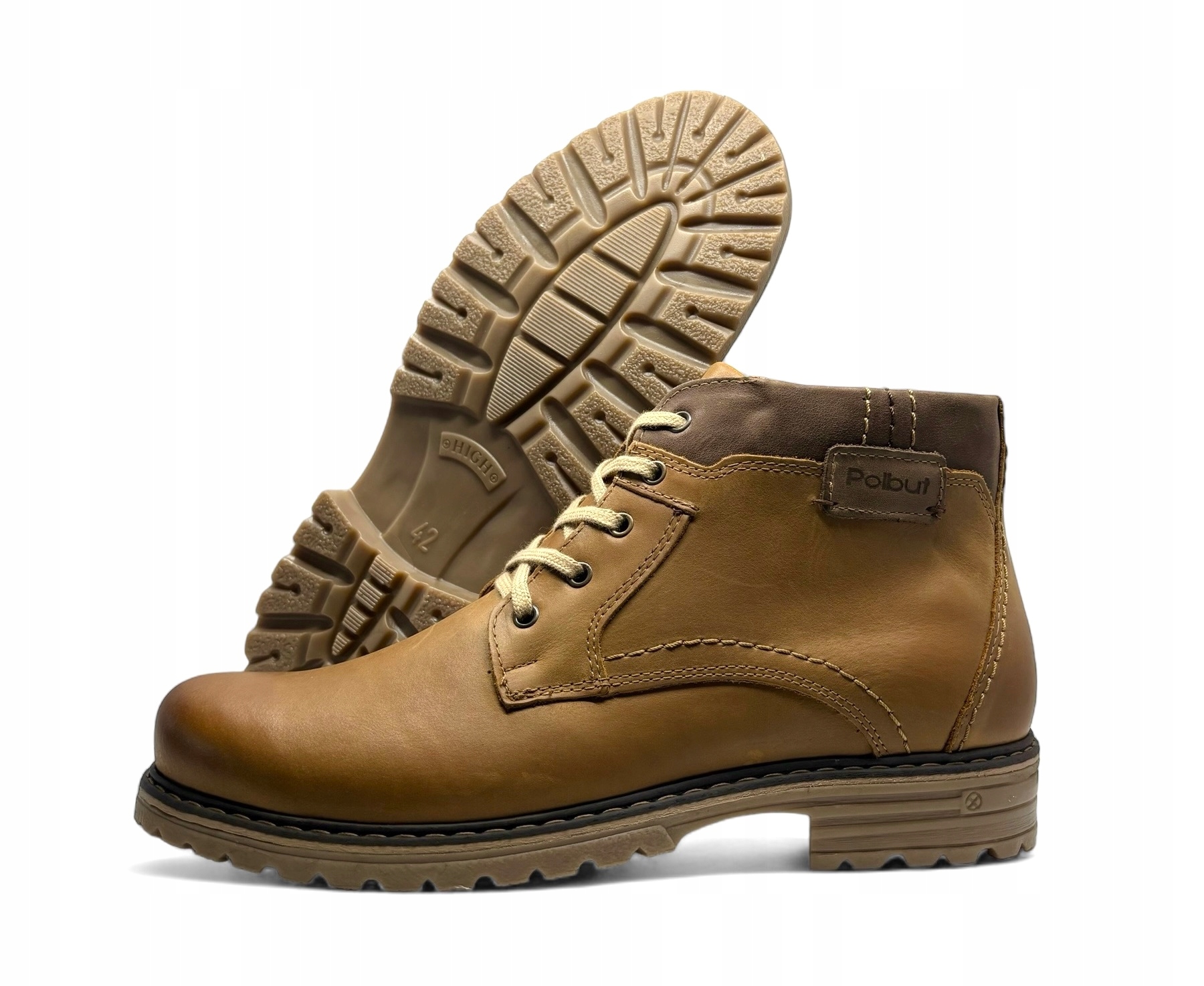 Trzewiki Polbut J35S camel skóra naturalna rozmiar 44 Kod producenta PBJ35s camel
