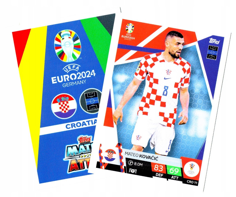 Topps Match Attax Euro 2024 Team Mate Base Croatia CRO11 Kovacic