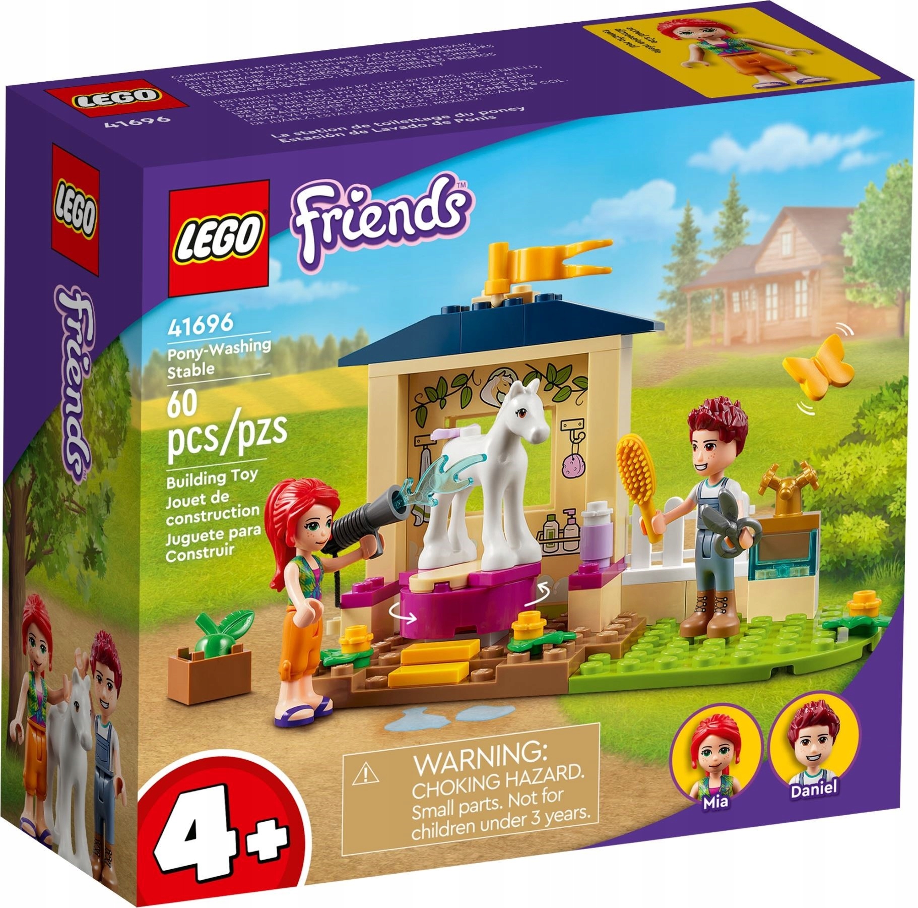 LEGO 41696 FRIENDS Kąpiel dla kucyków w stajni