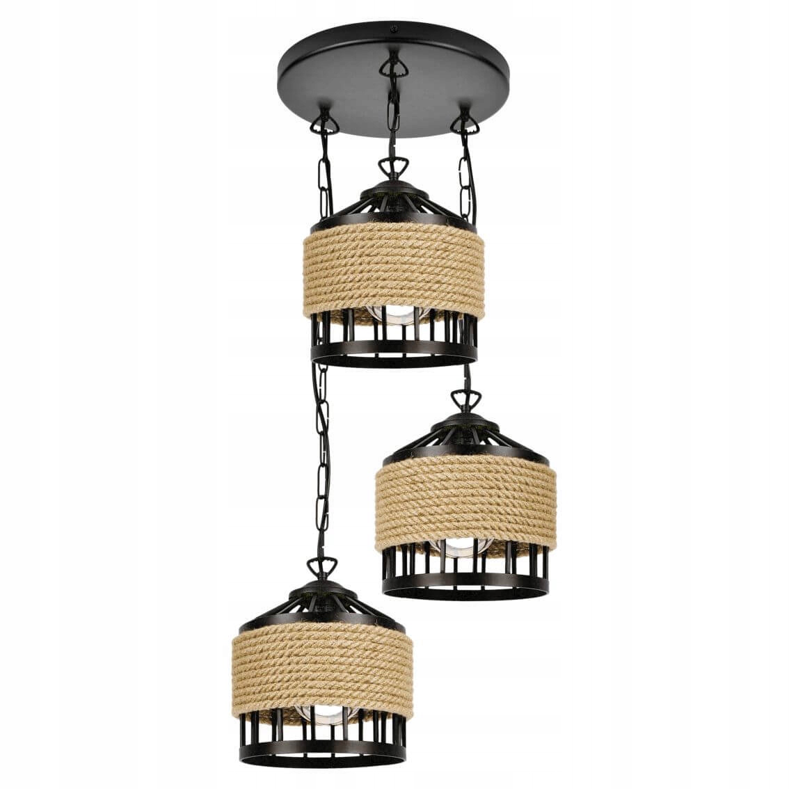 Koloseum 3 Závěsná lampa černá