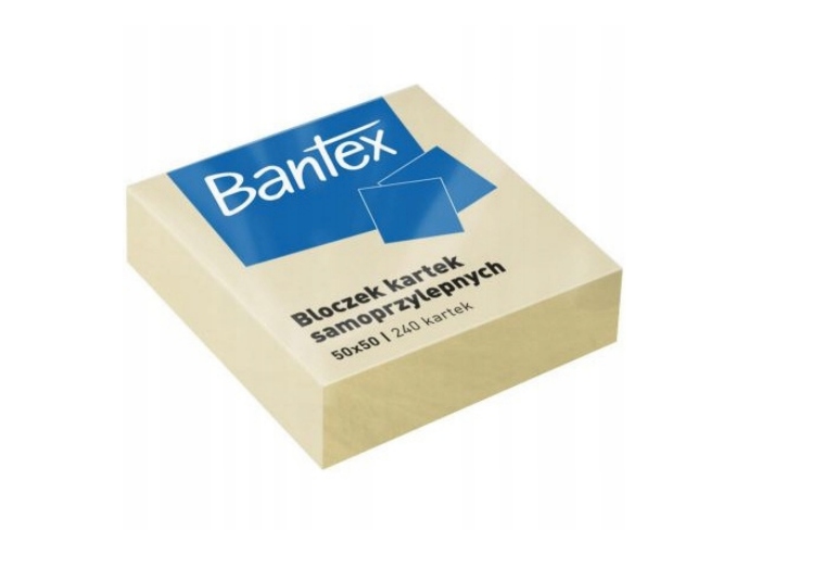 

Bloczek Karteczki Samoprzylepne Bantex 50X50 240 K