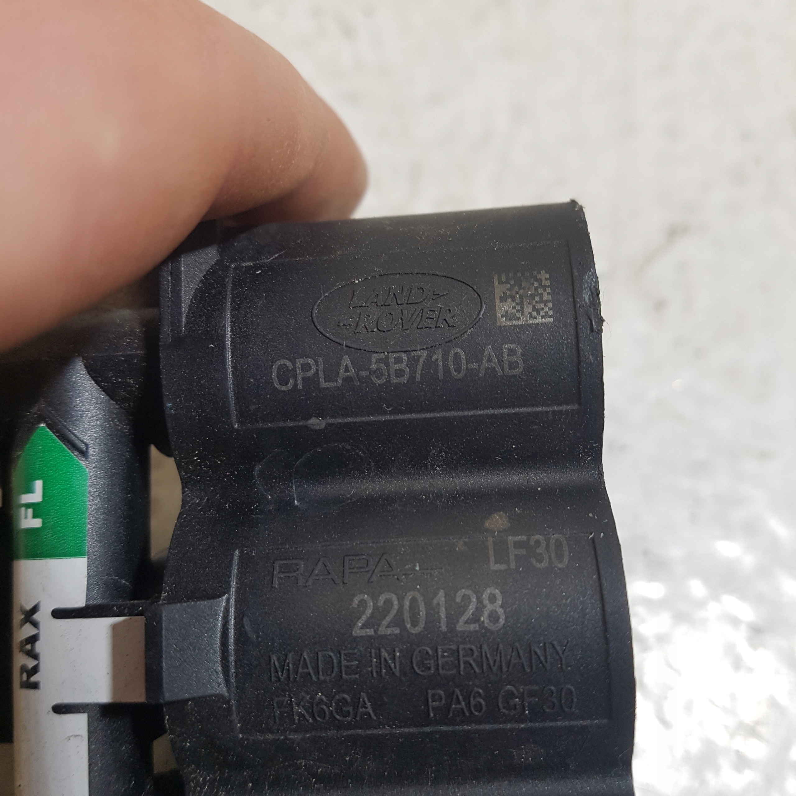 solenoid valve springing LAND ROVER RANGE ROVER SPORT CPLA-5B710-AB