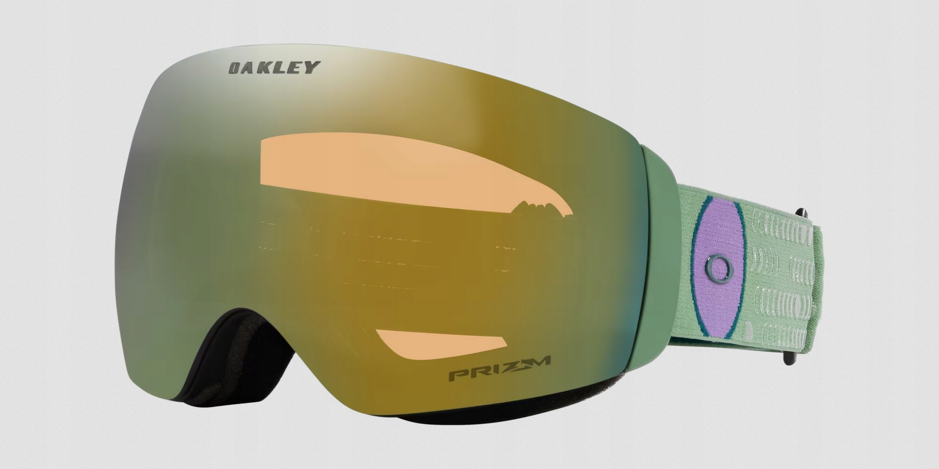 Gogle Oakley Flight Deck M Fraktel Prizm Snow Sage Gold OO7064-D7