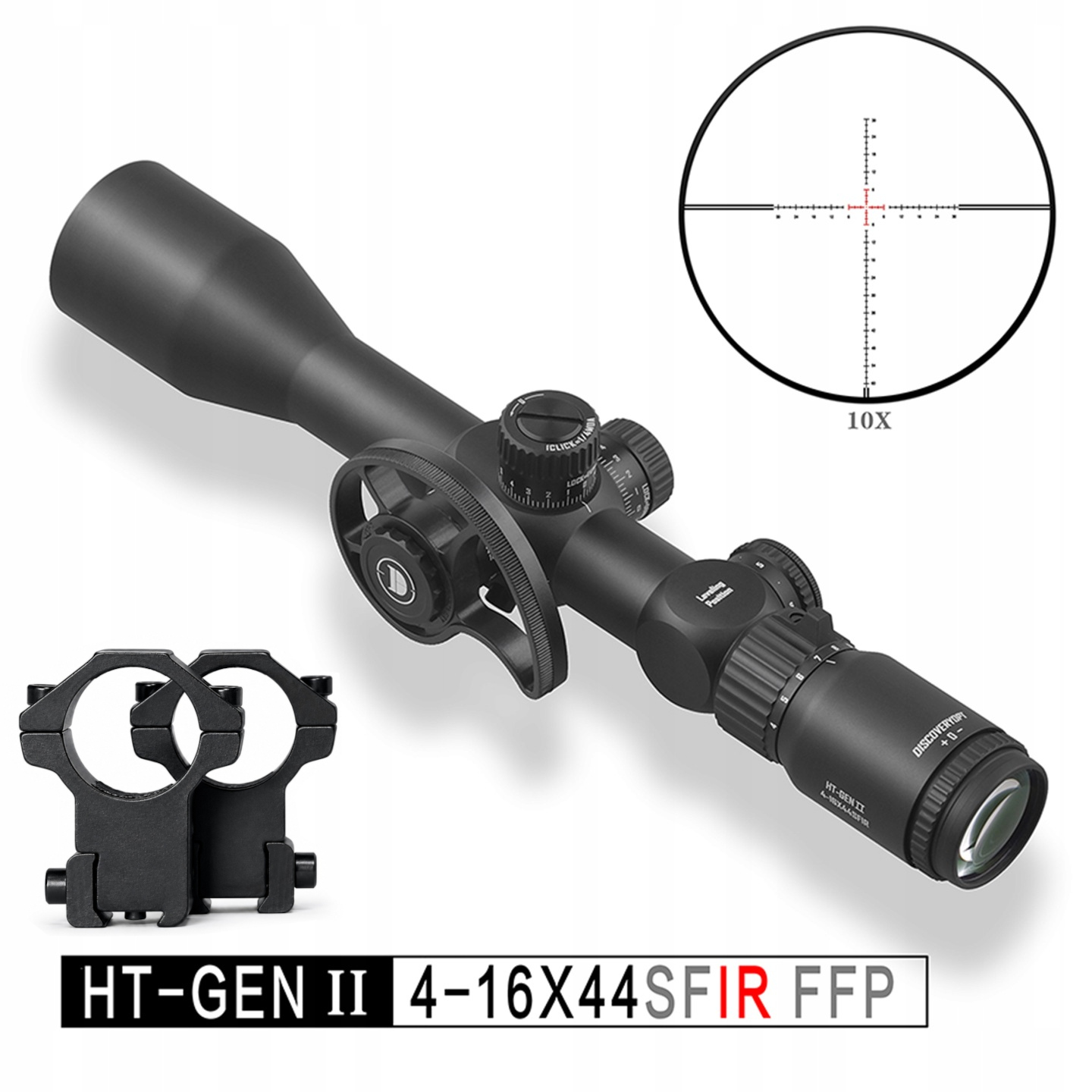 Zaměřovací dalekohled Discovery Optics Ht Gen II 4-16X44 Sfir Ffp montáž