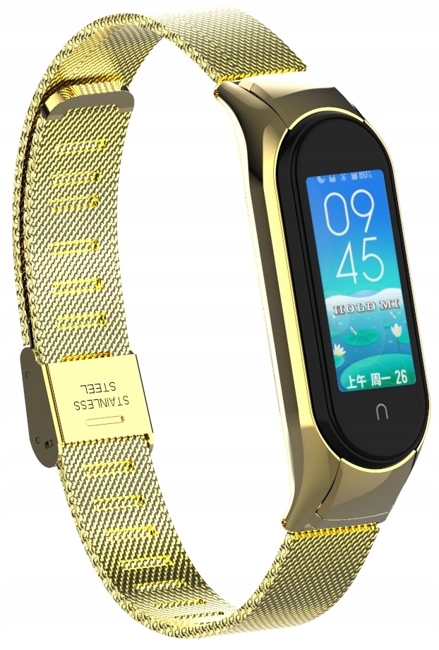 PASEK OPASKA do XIAOMI MI BAND 3/4 WIELE KOLORÓW Materiał stal