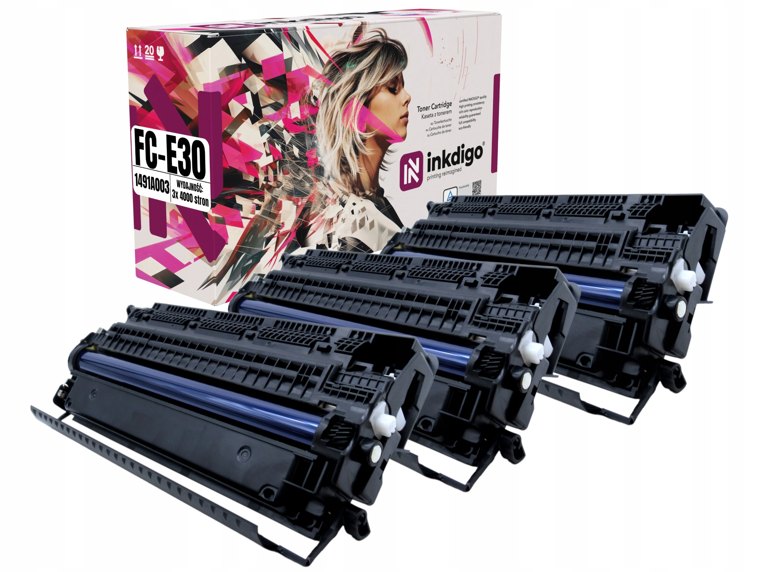 3x Toner pro Canon E30 FC-200 FC-210 FC-220 FC-100