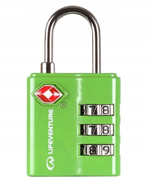 Kłódka Tsa zabezpieczenie bagażu Tsa Combi Lock Lifeventure podróż bagaż