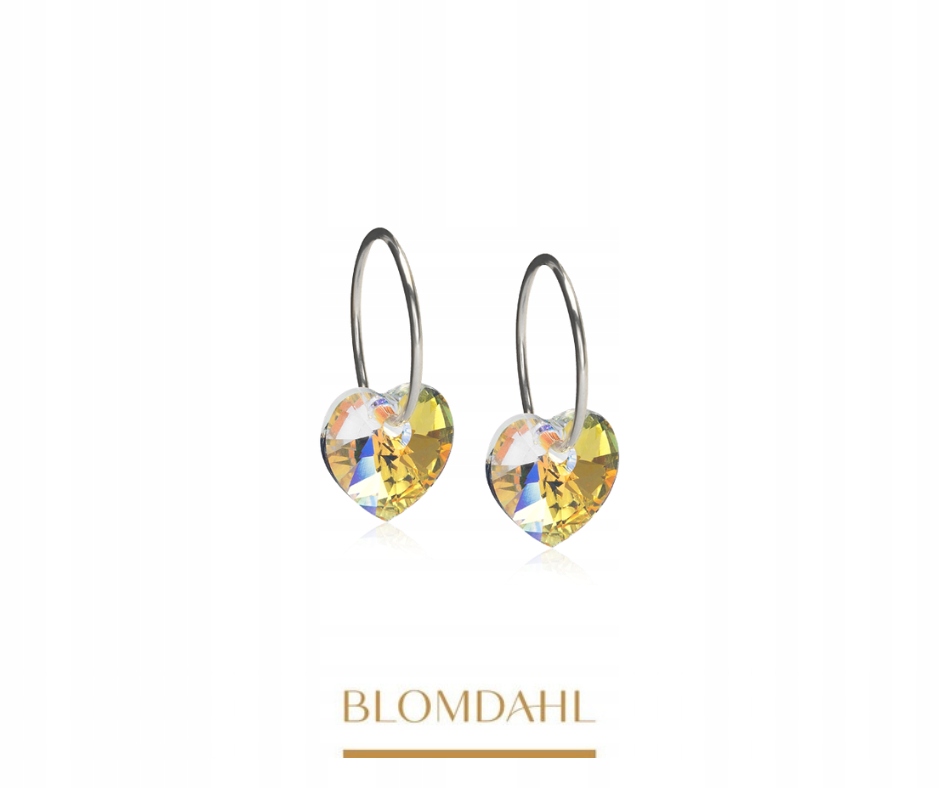 Hypoalergenní Náušnice Blomdahl Srdce Douga 10 mm