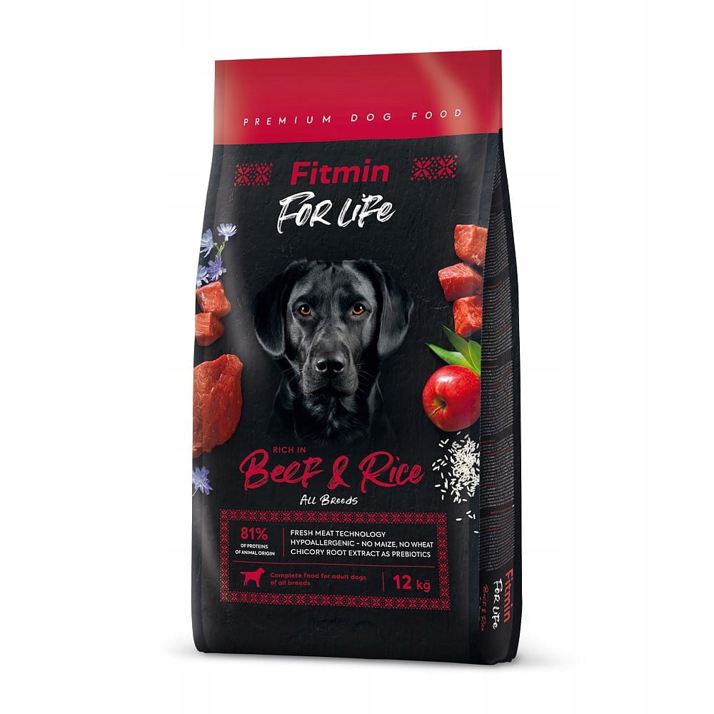 Fitmin for Life Beef & Rice 12kg