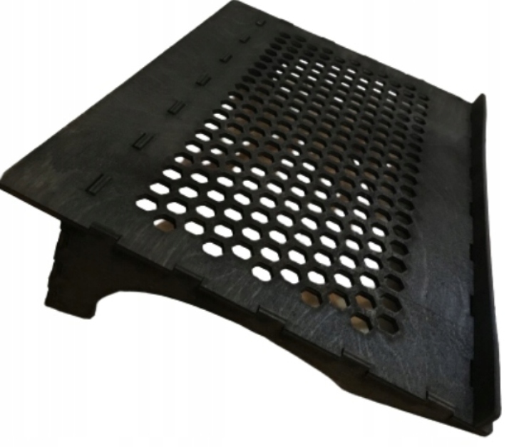 DREWNIANA PODSTAWKA POD LAPTOPA CHŁODZĄCA STOLIK POD LAPTOPA heban 15