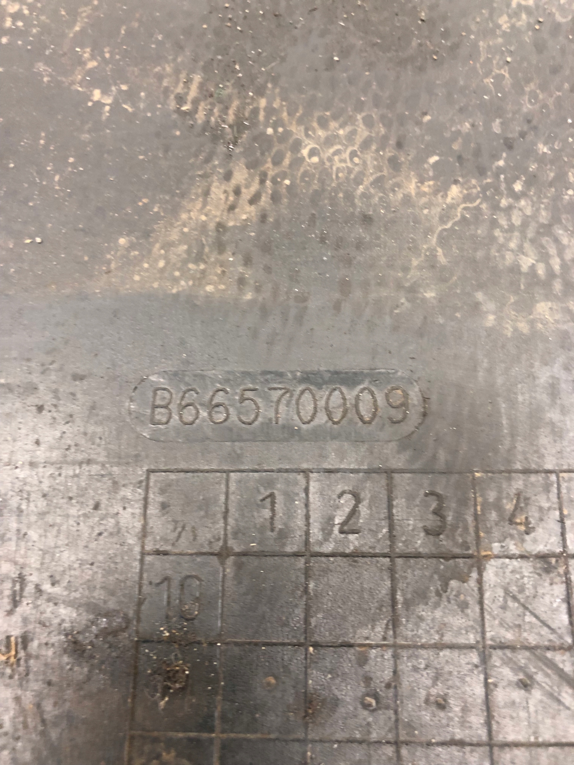 mats rubber MERCEDES SPRINTER W906 B66570009