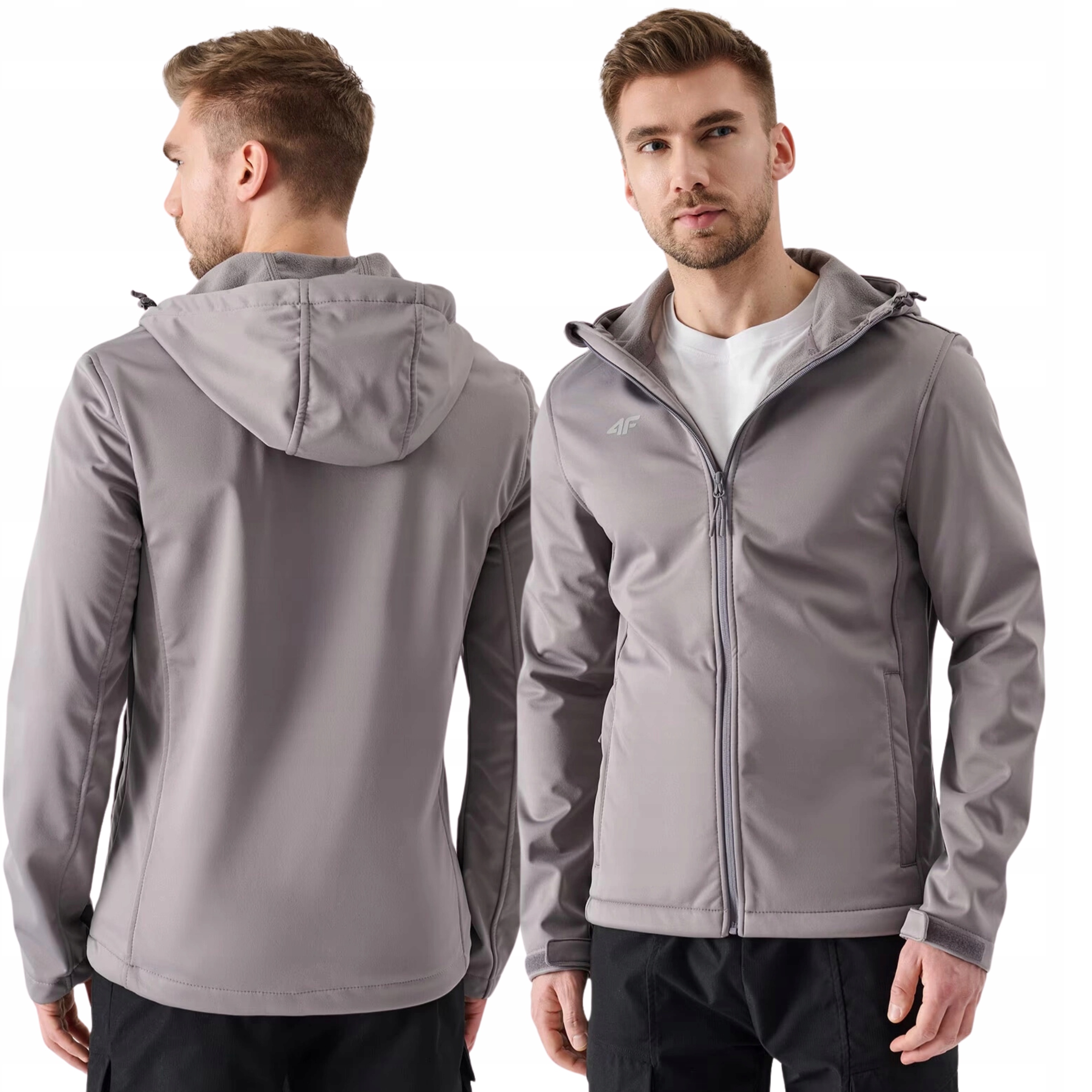 4F Pánská Podzimní Sportovní Bunda Pro Každodenní Nošení, Softshell, vel.