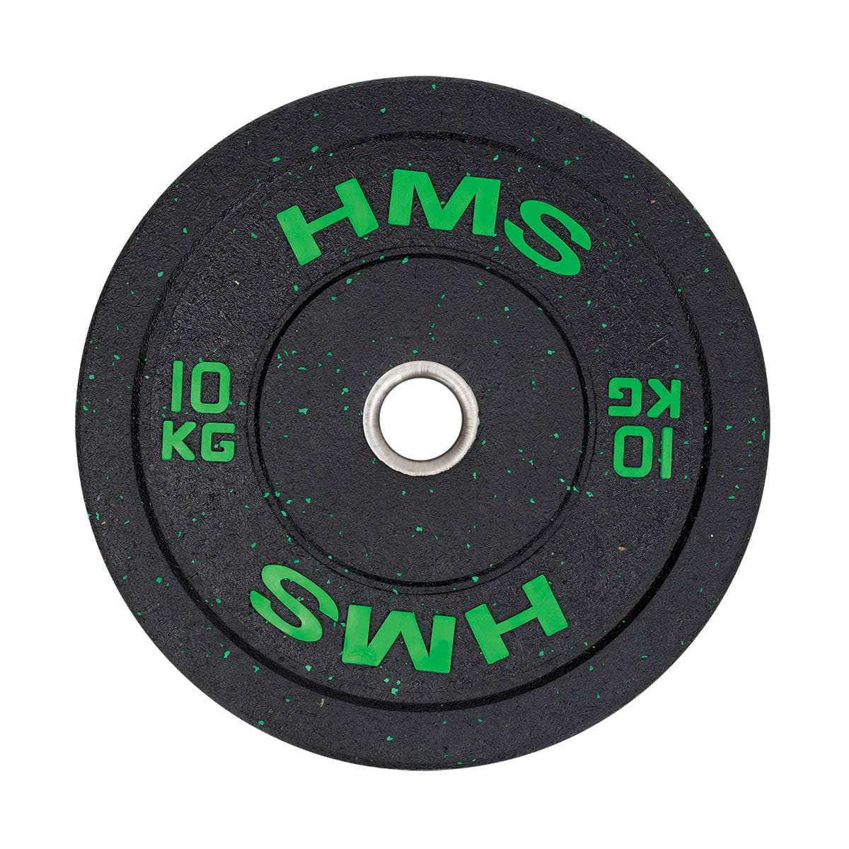 Zelený Olympijský Talíř Bumper 10 Kg Hms HTBR10