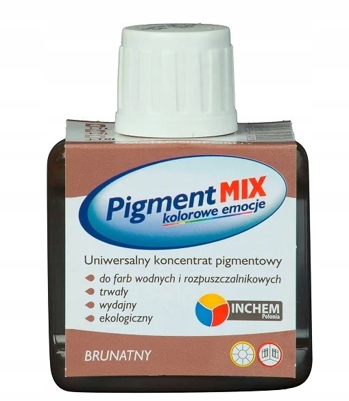 Pigment do farb uniwersalny, 80ml - Brunatny
