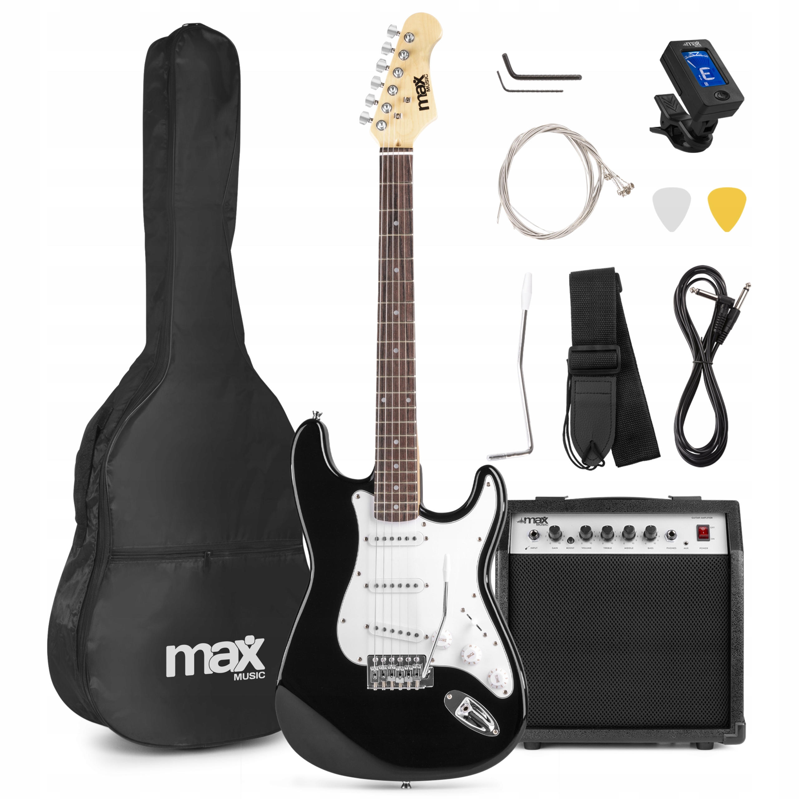Gitara Elektryczna+ Akcesoria zestaw do nauki