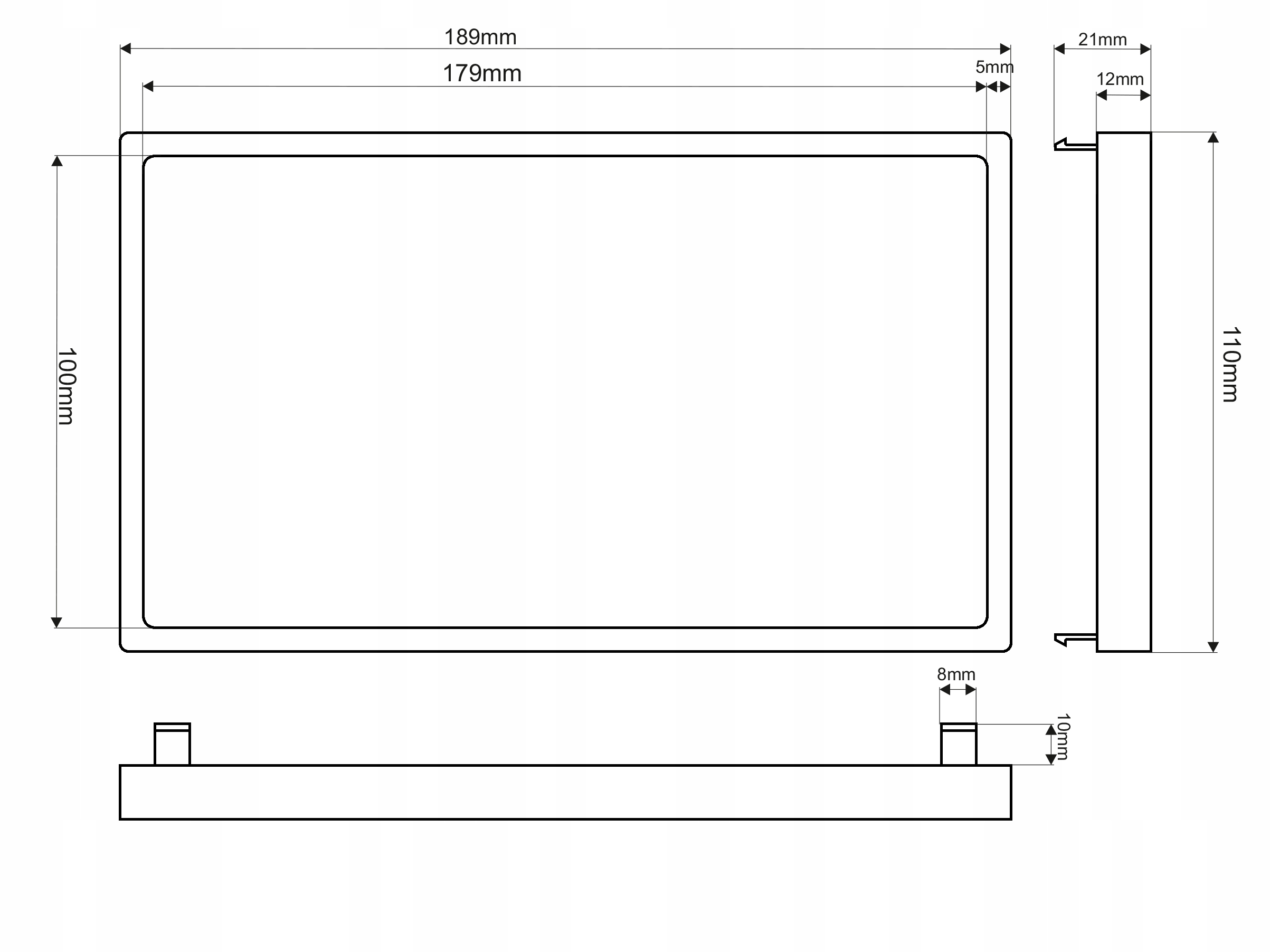 Ramka do radia 2DIN 189x100 BLOW AVH9810 AVH9880 EAN (GTIN) 5900804108870