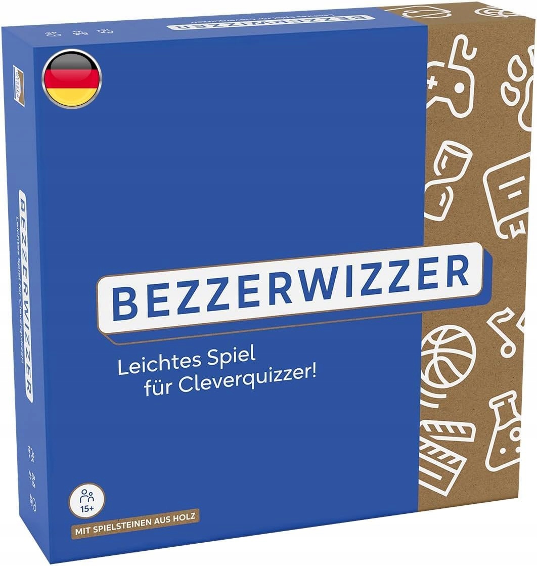 Bezzerwizzer Edycja 2025 Asmodee gra quizowa 2940 pytań 15+ j.niemiecki