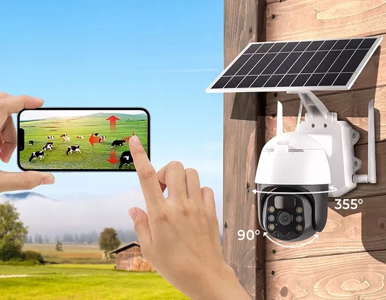 KAMERA NA BATERIE SOLARNA WIFI 5MP TUYA SMART LIVE Typ kamery kolorowa na podczerwień