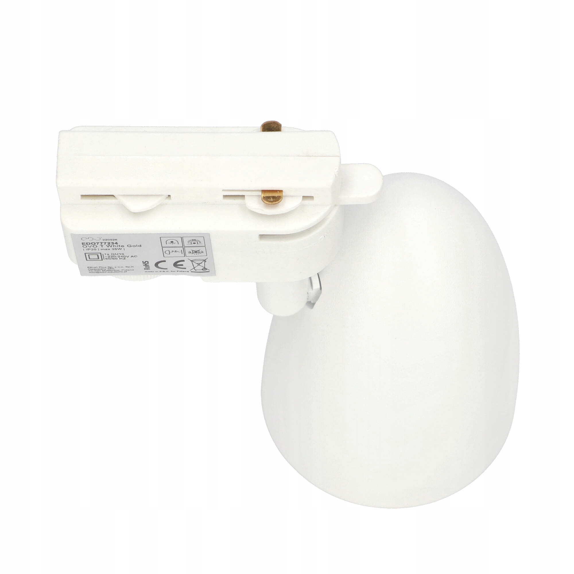 REFLEKTOR LAMPA DO SZYNOPRZEWODU 1-FZ GU10 W/G Marka EDO