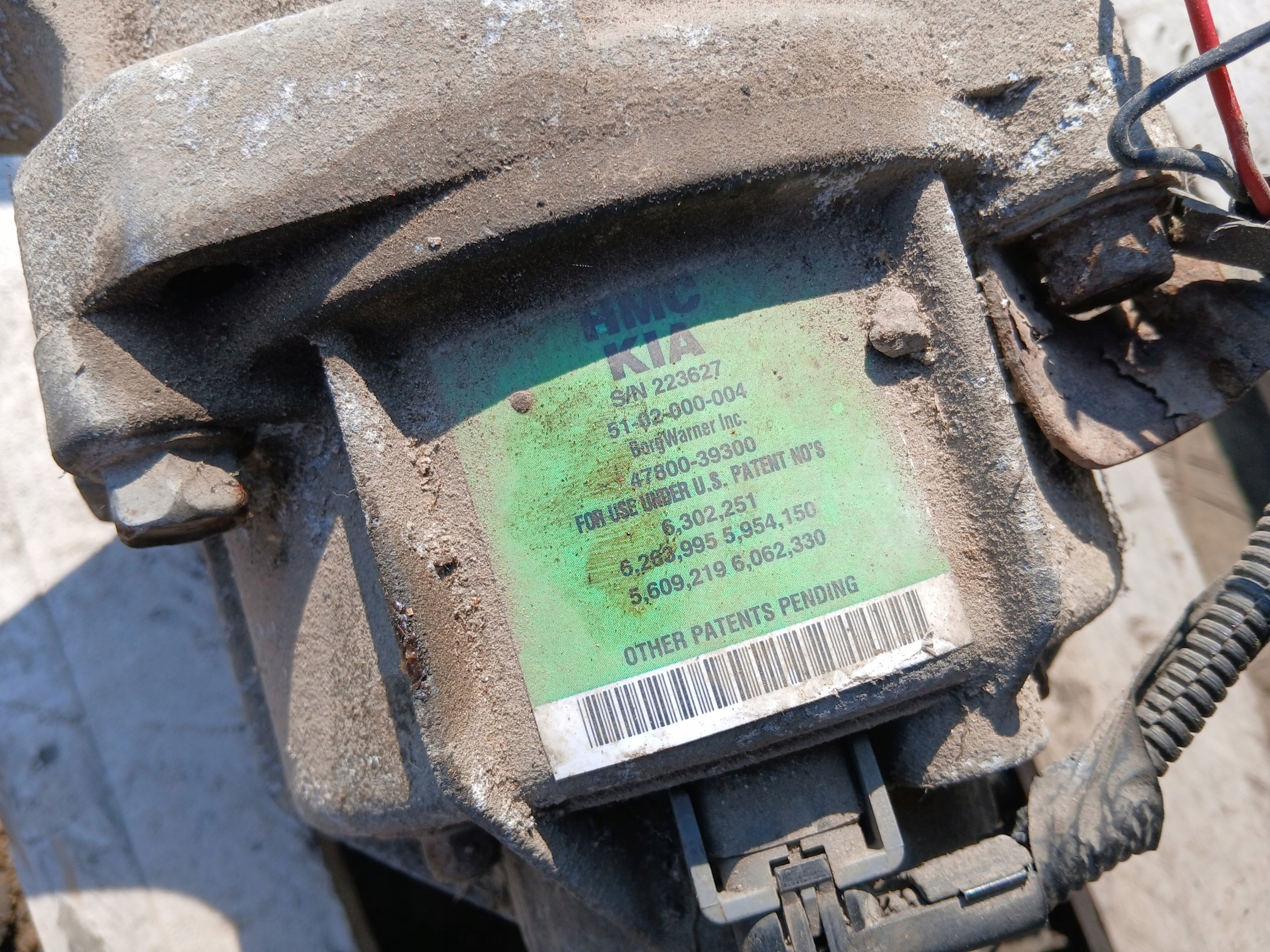 HYUNDAI SANTA FE II 2.2 CRDI differential diff rear part rear 47800-39300